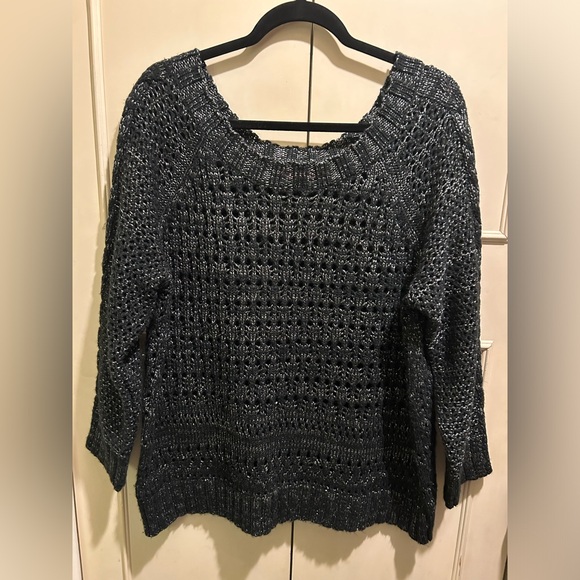 Narciso Rodriguez for Design Nation Women's Sweater Size XL Black & White - Picture 2 of 8